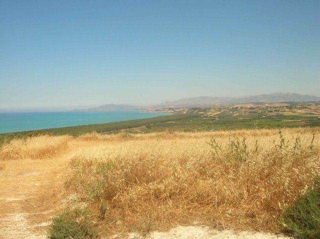 Vue de la côte Sicilienne