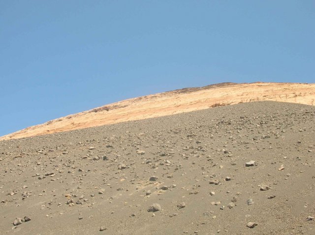 Le haut du volcan Vulcano en Sicile