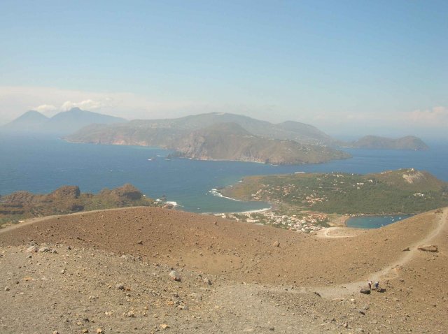 Sanata maria de Salina et la plus plate Lipari