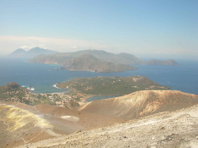 Magnifique vue de Lipari