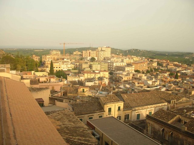 photos des bâtiments baroque de Noto