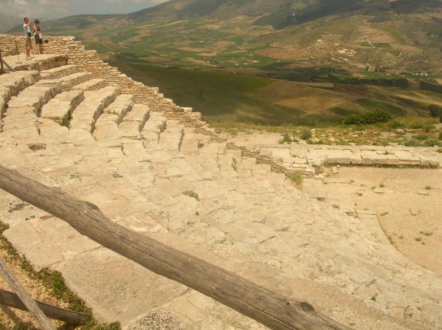 Image de théâtre grecque de Segeste