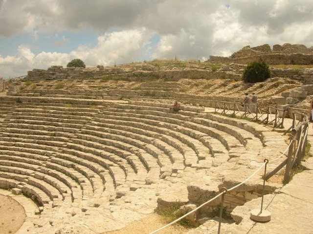 siège de théâtre en Sicile