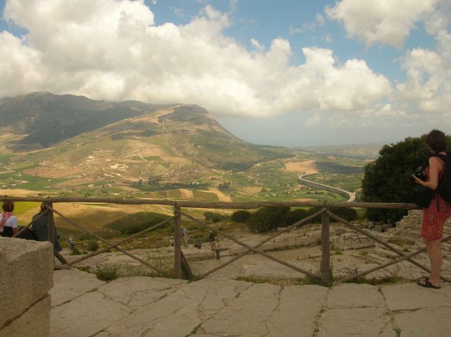 Photo de la vue magnifique depuis Segeste