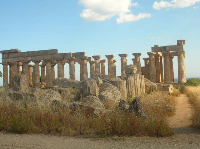 vue de temple de Selinonte