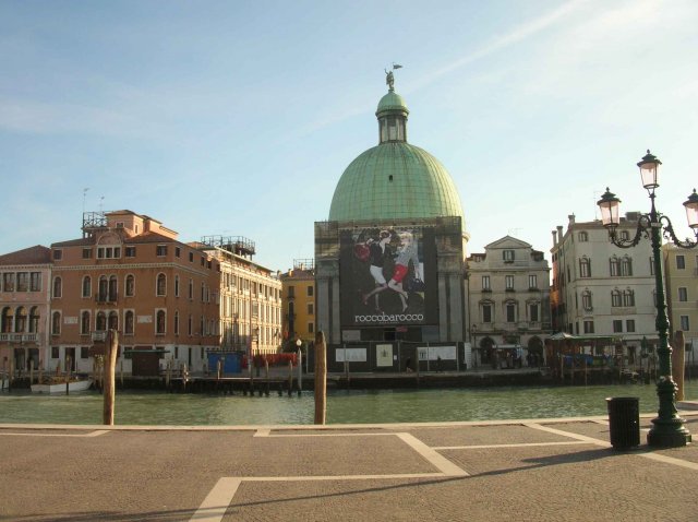 vue depuis le quai du grand canal de Venise